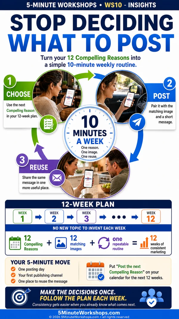 WS10 9:16 — The Simple 10-Minute Weekly Posting Plan